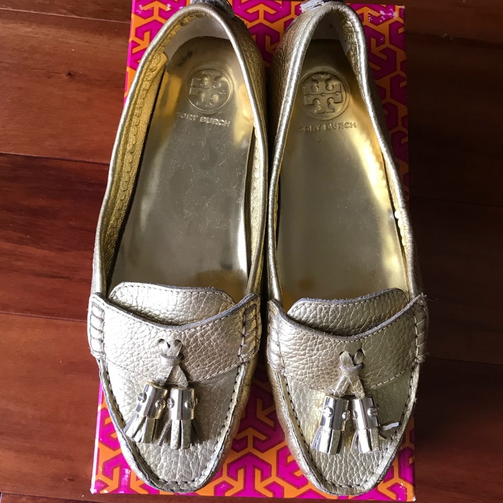 Authentic Tory Burch Synder Fringe Moccasin